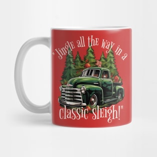 Jingle all the way in a classic sleigh Mug